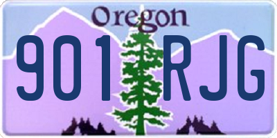 OR license plate 901RJG