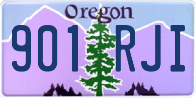 OR license plate 901RJI