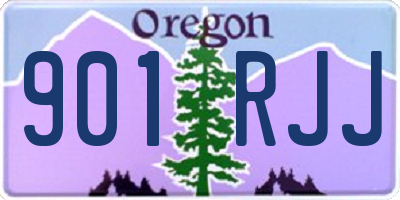 OR license plate 901RJJ