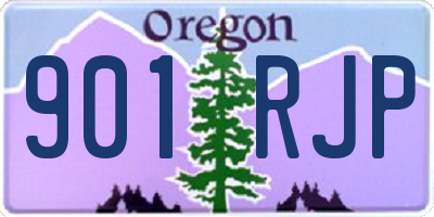 OR license plate 901RJP