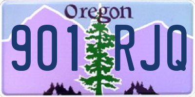 OR license plate 901RJQ