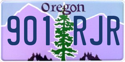 OR license plate 901RJR