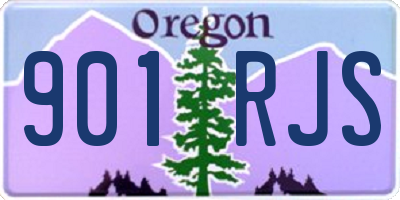 OR license plate 901RJS