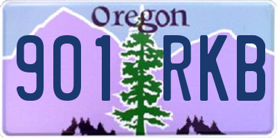 OR license plate 901RKB