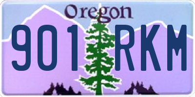 OR license plate 901RKM