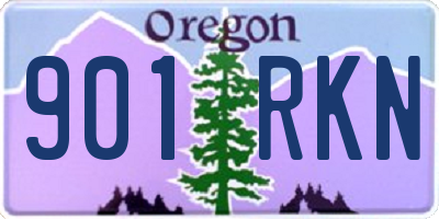 OR license plate 901RKN