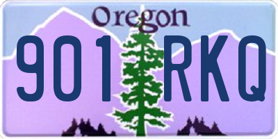 OR license plate 901RKQ