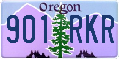 OR license plate 901RKR