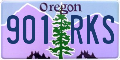 OR license plate 901RKS