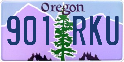 OR license plate 901RKU
