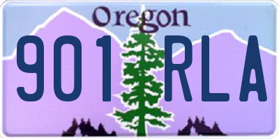 OR license plate 901RLA