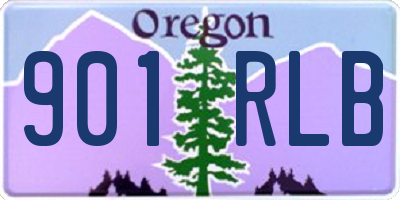OR license plate 901RLB