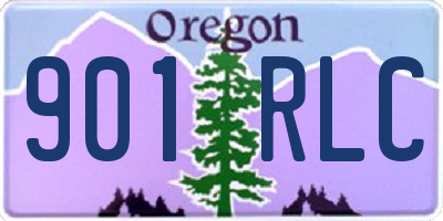 OR license plate 901RLC