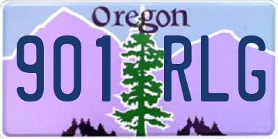 OR license plate 901RLG