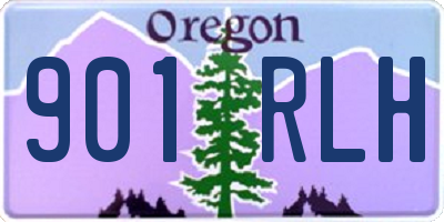 OR license plate 901RLH