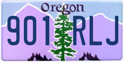 OR license plate 901RLJ