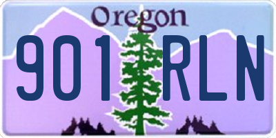 OR license plate 901RLN