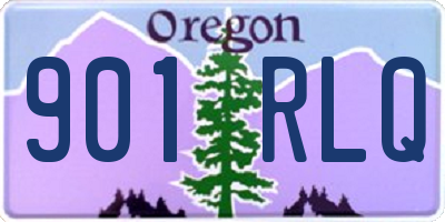 OR license plate 901RLQ