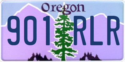 OR license plate 901RLR