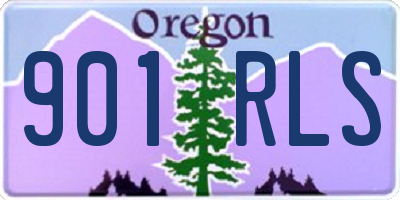 OR license plate 901RLS