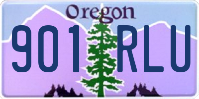OR license plate 901RLU