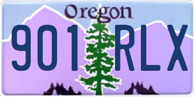 OR license plate 901RLX
