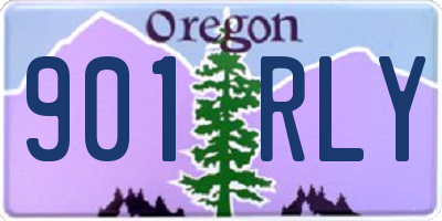 OR license plate 901RLY