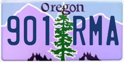 OR license plate 901RMA