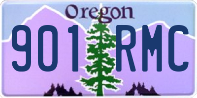 OR license plate 901RMC