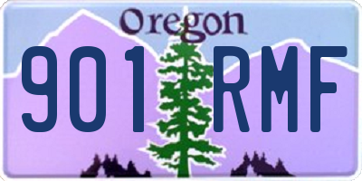 OR license plate 901RMF
