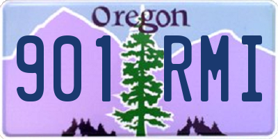 OR license plate 901RMI
