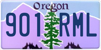OR license plate 901RML