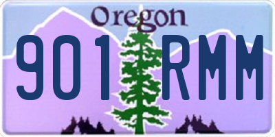 OR license plate 901RMM