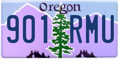 OR license plate 901RMU
