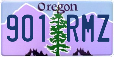OR license plate 901RMZ