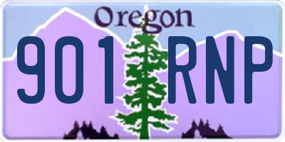 OR license plate 901RNP