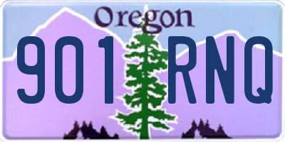 OR license plate 901RNQ