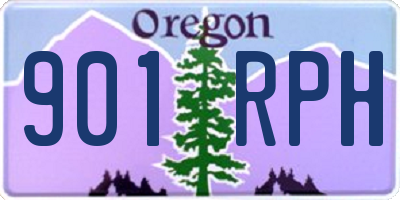 OR license plate 901RPH