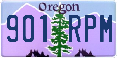 OR license plate 901RPM