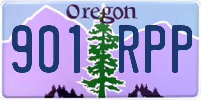 OR license plate 901RPP