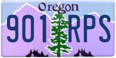 OR license plate 901RPS