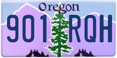 OR license plate 901RQH