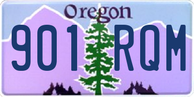 OR license plate 901RQM