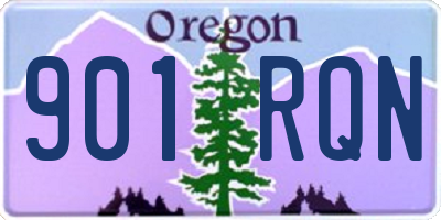 OR license plate 901RQN