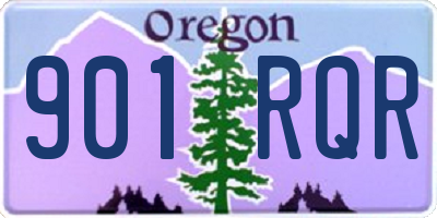 OR license plate 901RQR