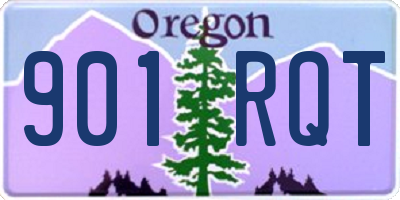 OR license plate 901RQT