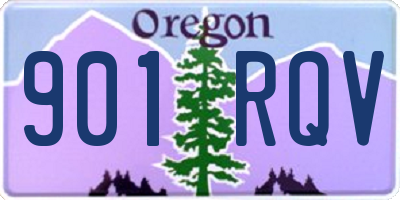 OR license plate 901RQV