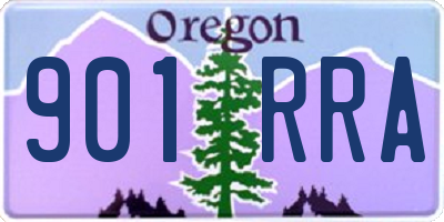 OR license plate 901RRA