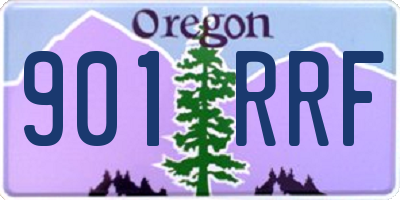 OR license plate 901RRF