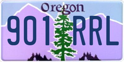 OR license plate 901RRL